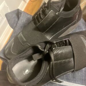 Balenciaga women’s  Sleek Black Sneakers